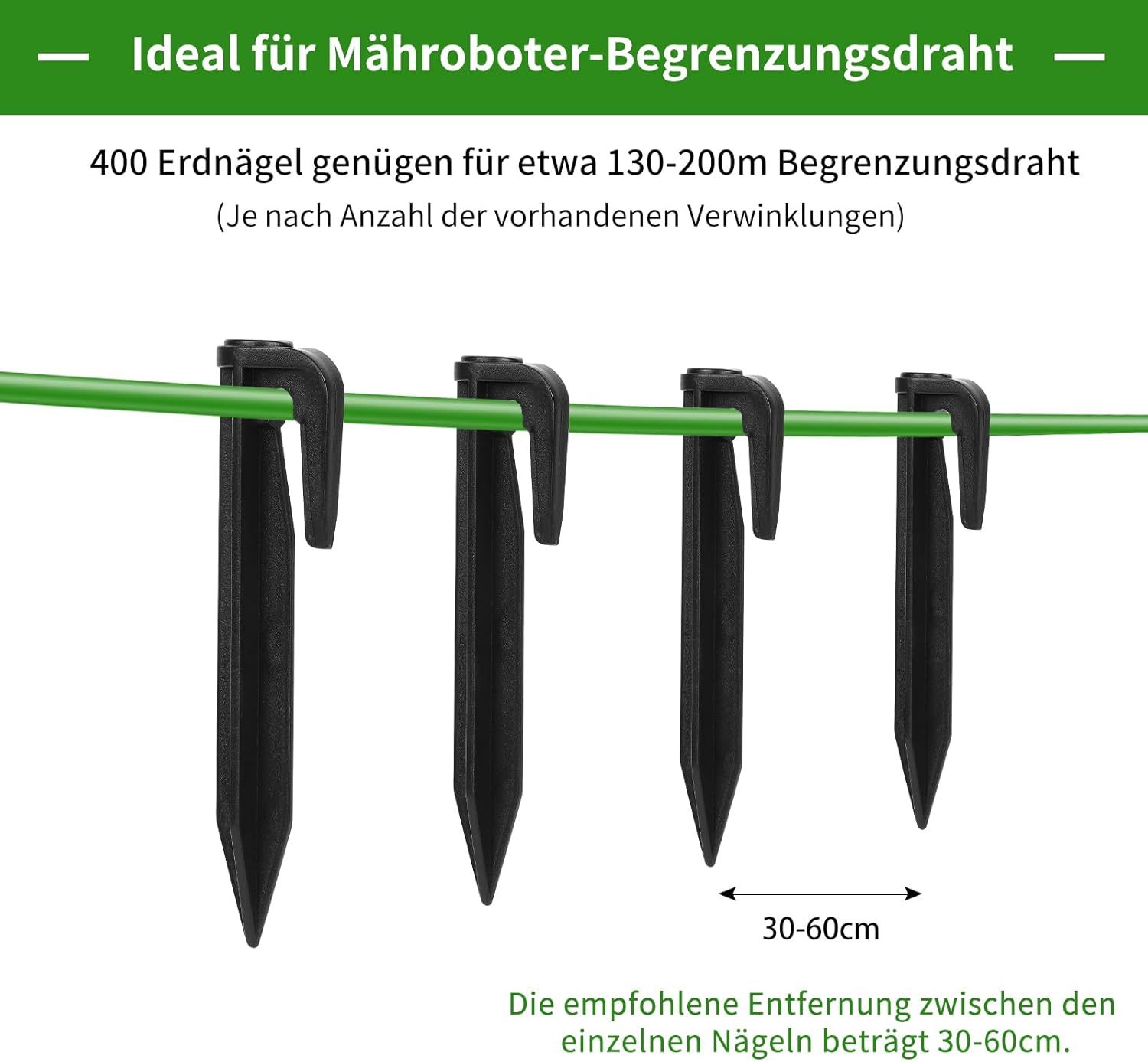Thumbnail 1 de HAUSPROFI 400er-Set Erdnägel für 0,1 bis 4 mm