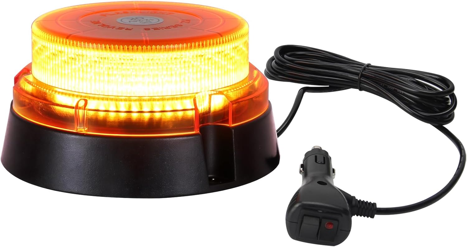 I LITTON Amber Beacon Strobe Light 48-LED, 16 modes 🚨