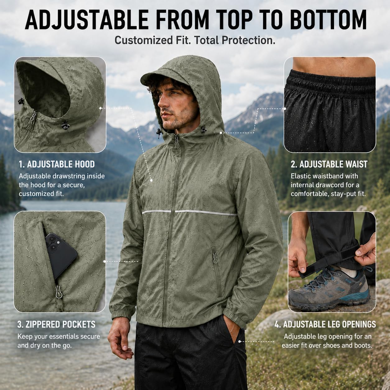 Detalle de SWISSWELL Rain Suit