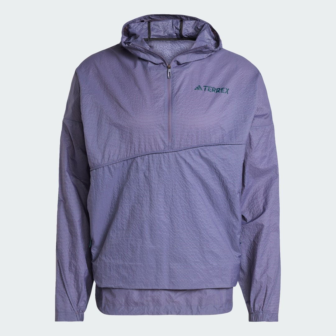 Thumbnail 3 de Anorak Terrex Xploric Wind de Adidas: protección ligera en tono violeta