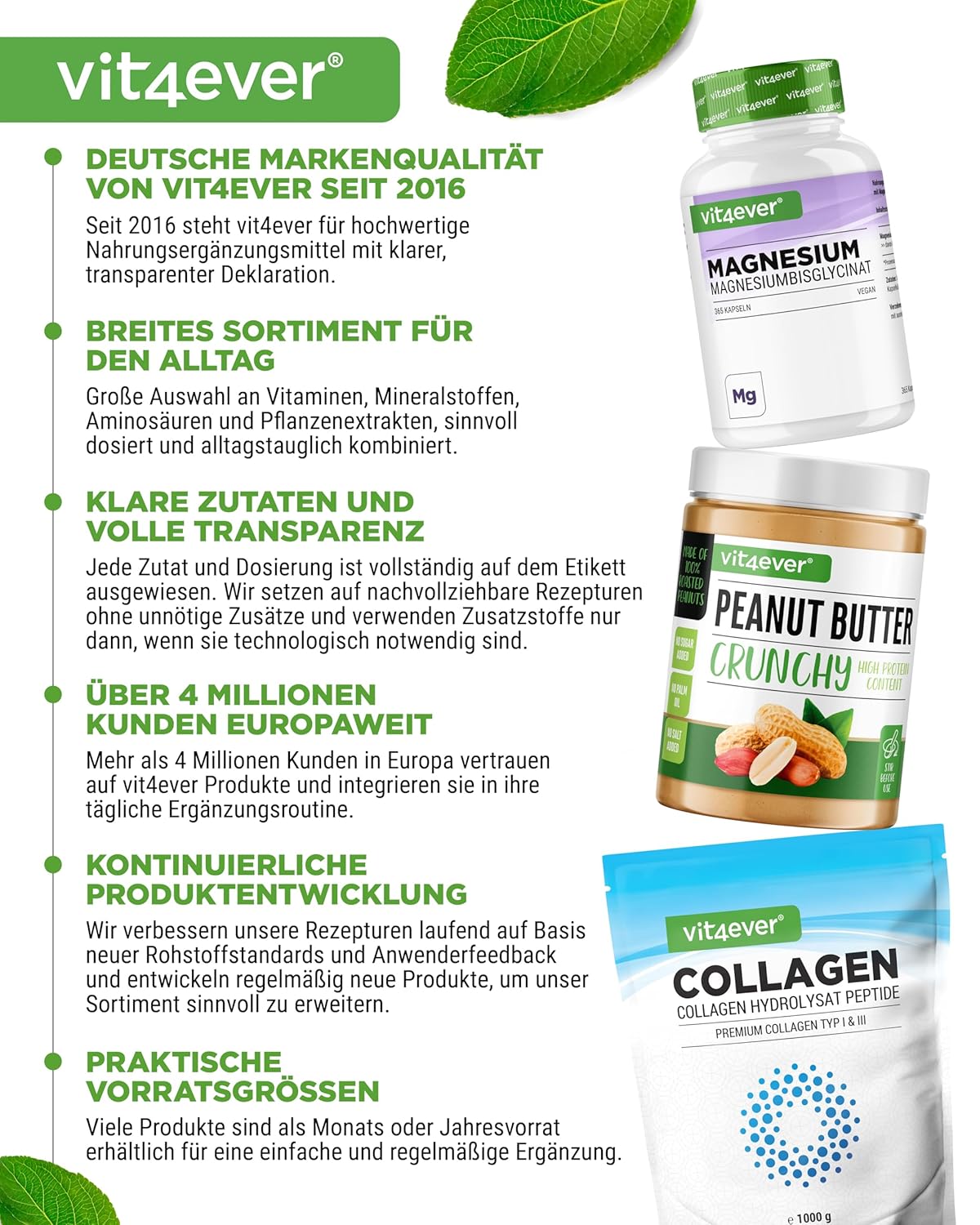 Thumbnail 6 de Vit4ever Mandelbutter Weiße Schokolade Zimt – 1 kg, natürliche Mandelbutter ohne Palmfett