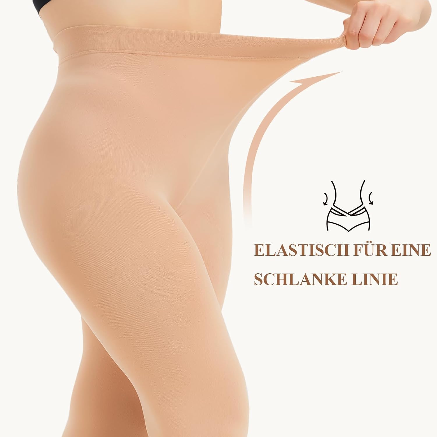 Thumbnail 2 de Nebalia Thermo Strumpfhose Damen mit Fleece