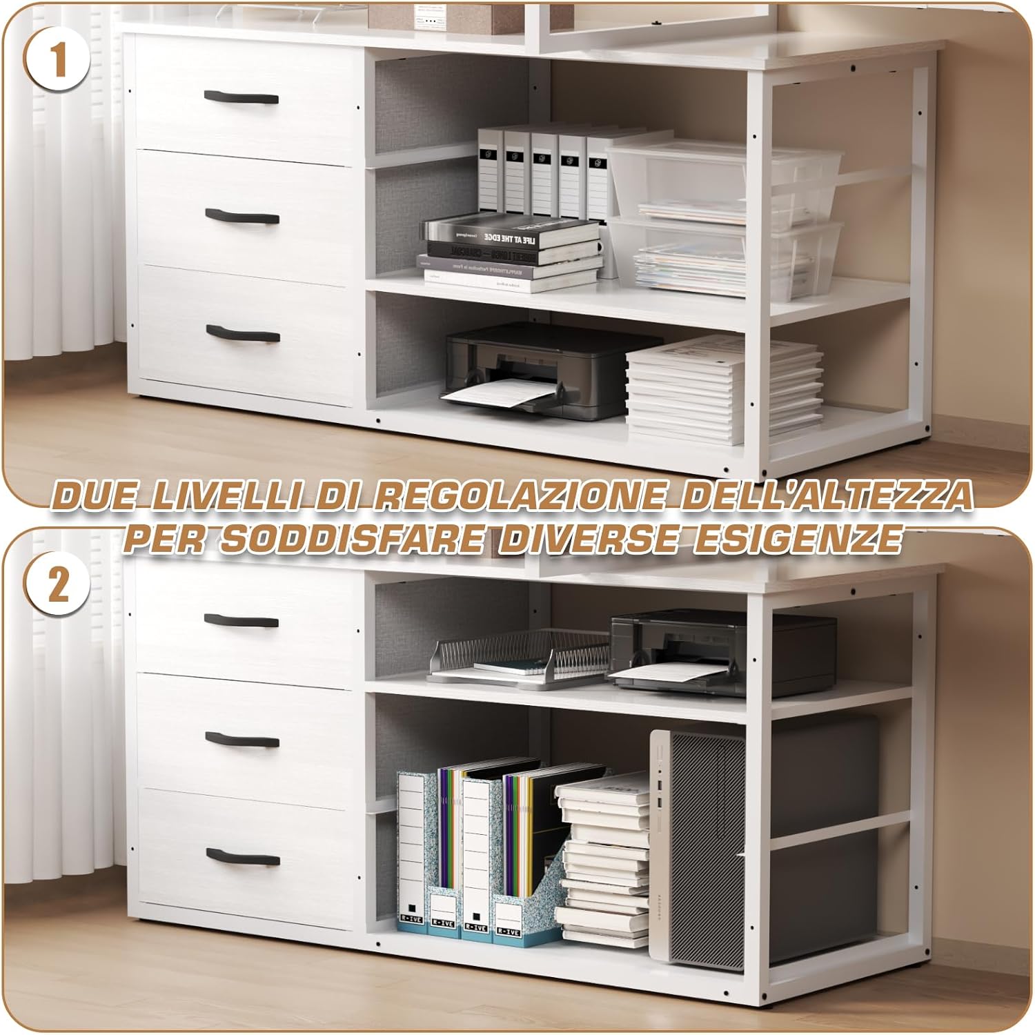 Thumbnail 6 de TRIUMPHKEY Scrivania Angolo 140x105cm 🖥️