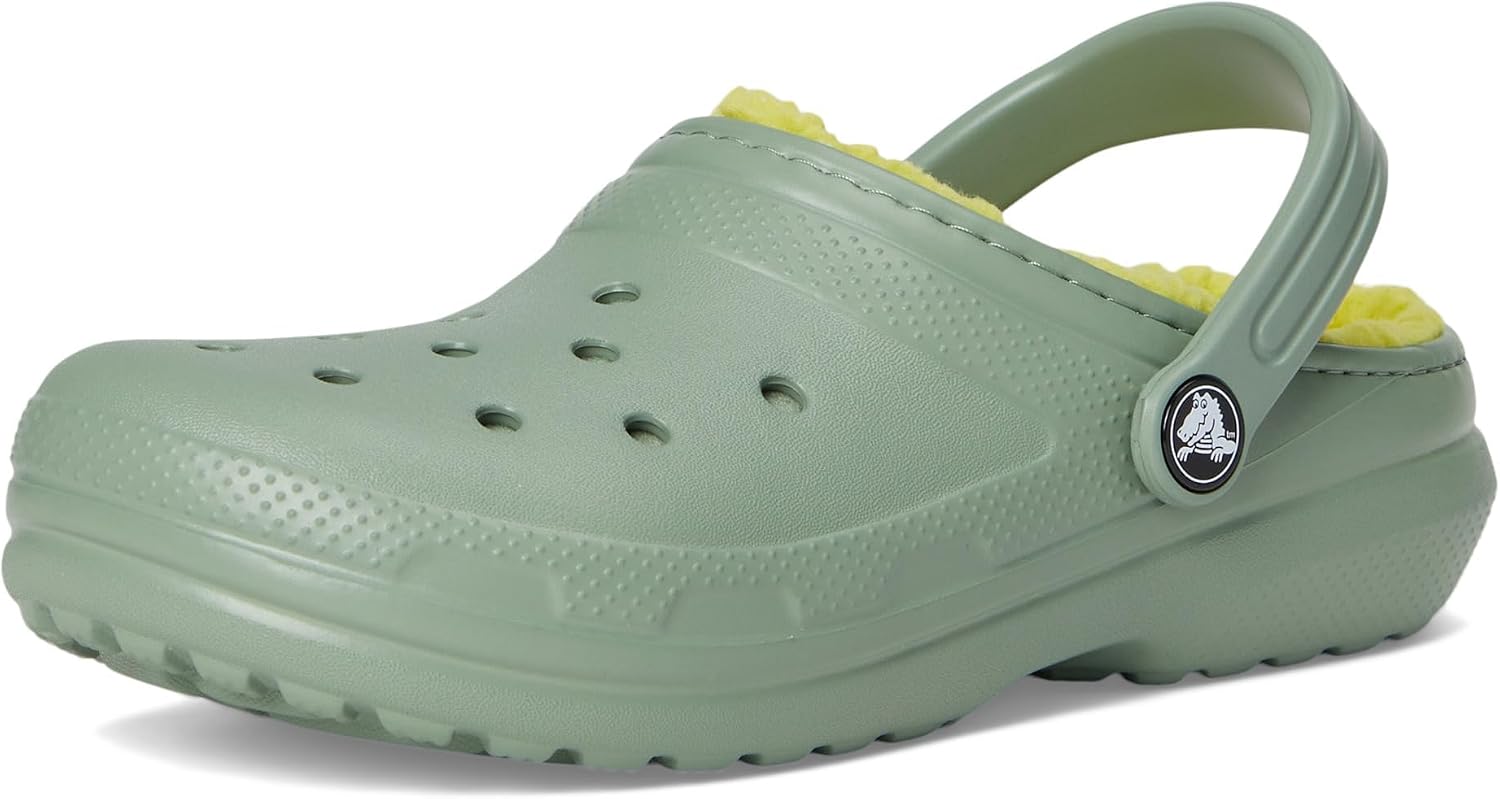 Thumbnail 6 de Crocs Kids Classic Lined Clog for children with pivoting heel straps