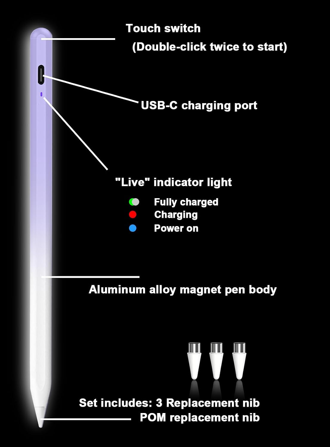 Thumbnail 6 de Stylus Stift für A9+ Tablet Power-Display