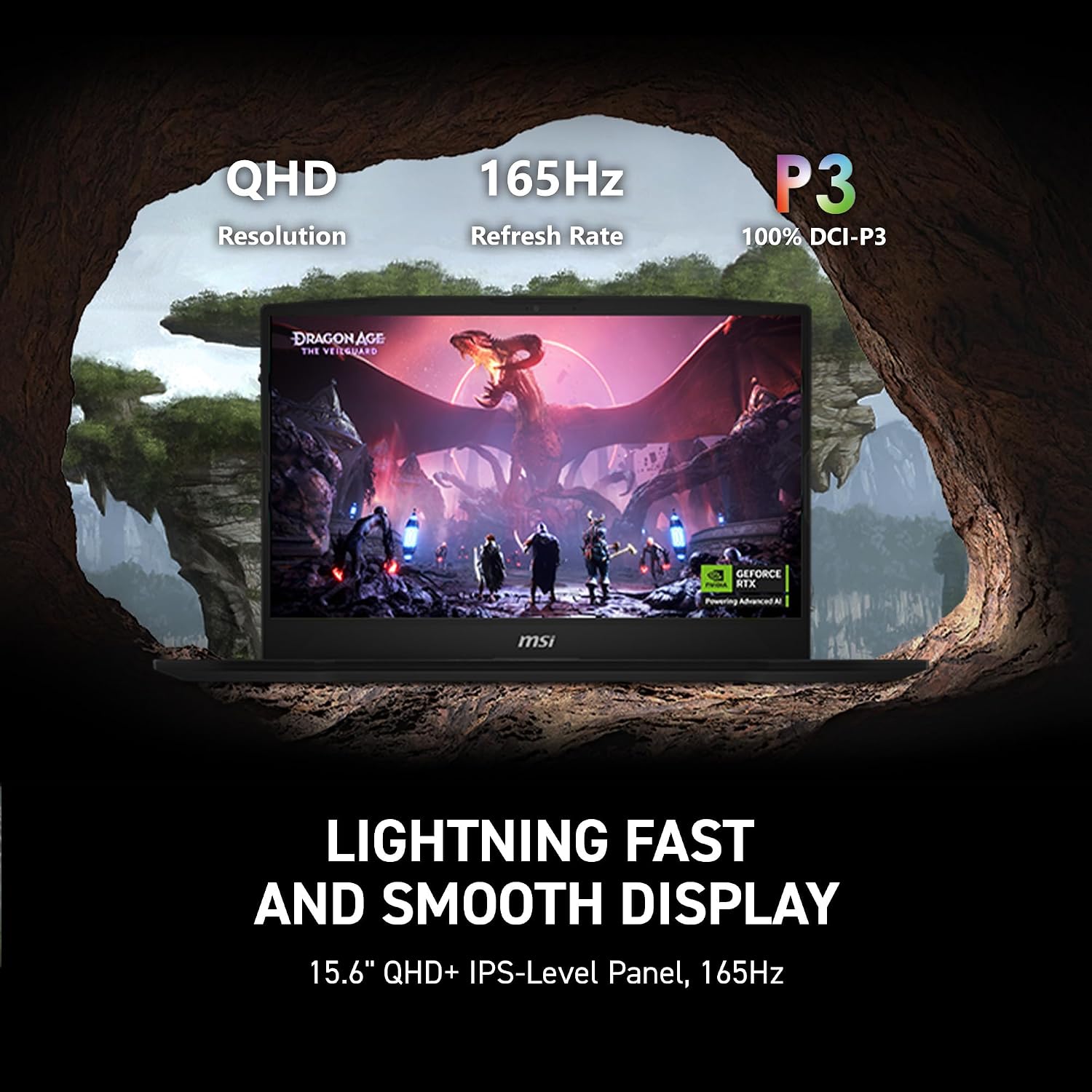 Thumbnail 2 de MSI Katana 15 HX Gaming Laptop (B14WFK-810US) — 15.6" QHD, i7-14650HX, RTX 5060
