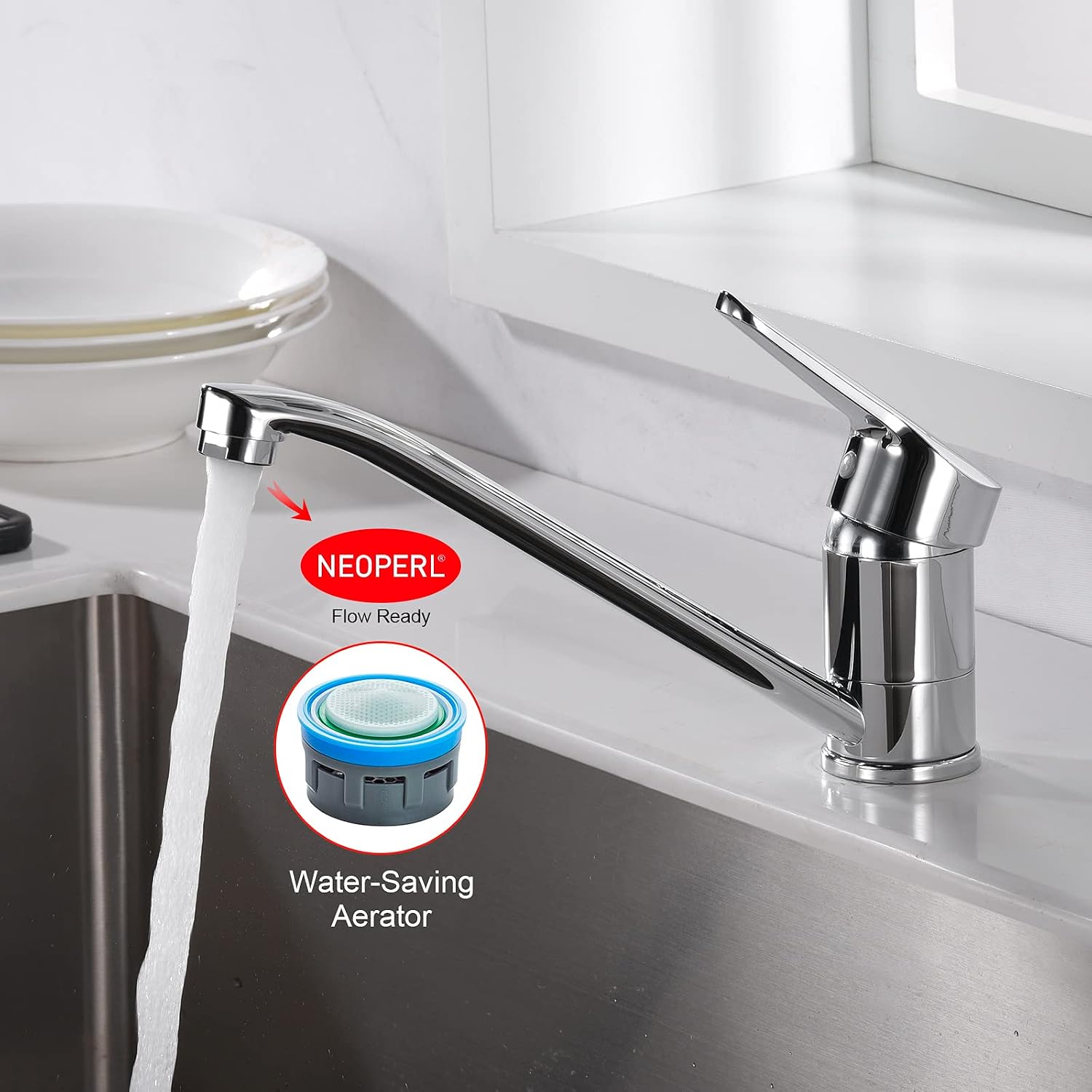 Thumbnail 4 de Ibergrif M14450 Küchenarmatur 40 cm 🚰