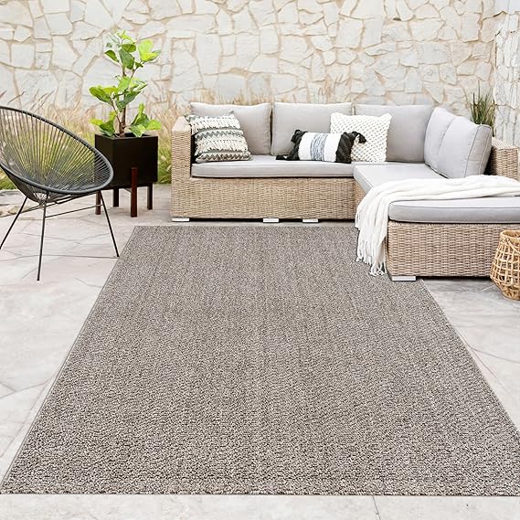 Detalle de Paco Home Alfombra Yute Natural Impermeable para Interior 🏡