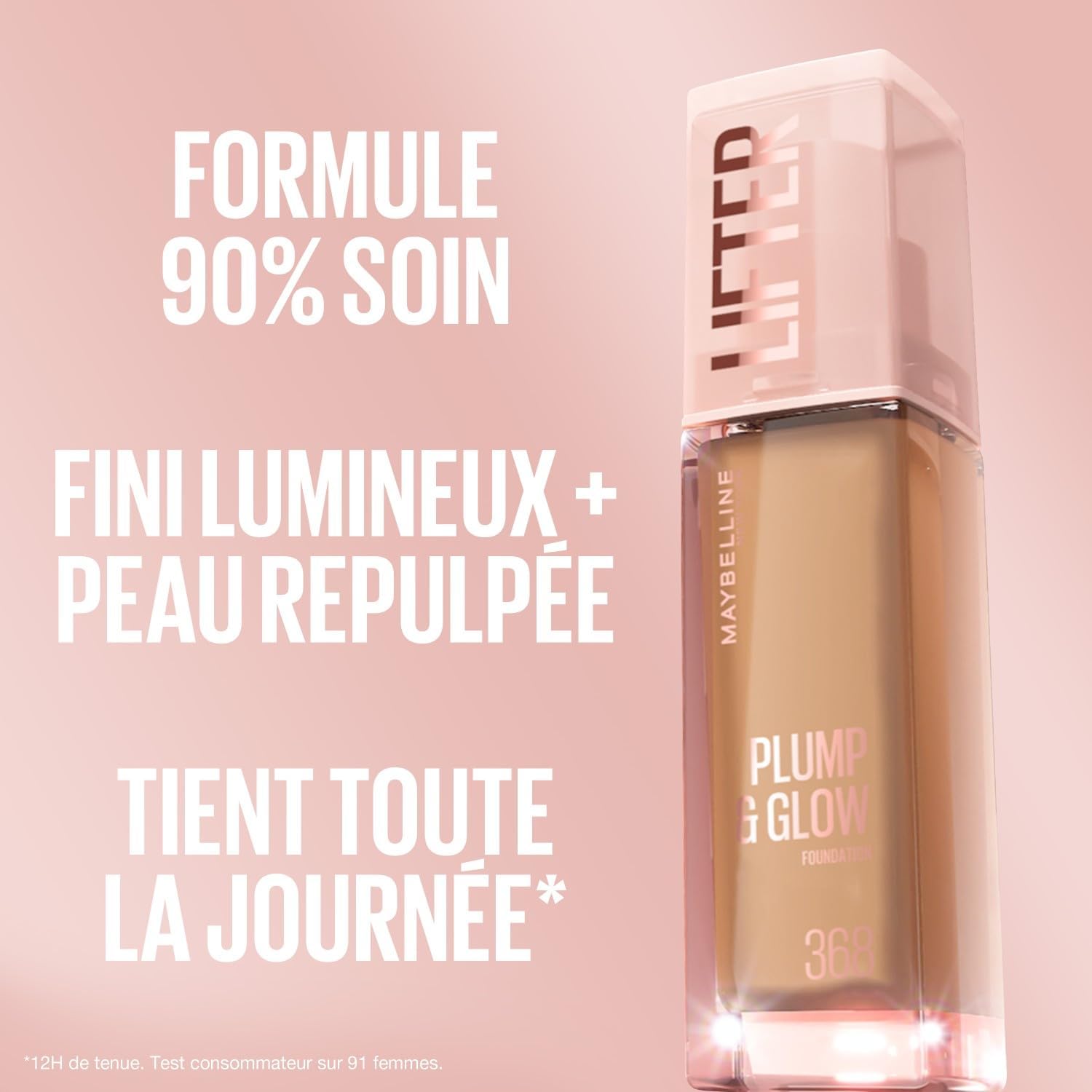 Detalle 2 de Maybelline New York Face Lifter Foundation 117 Int, 30 ml
