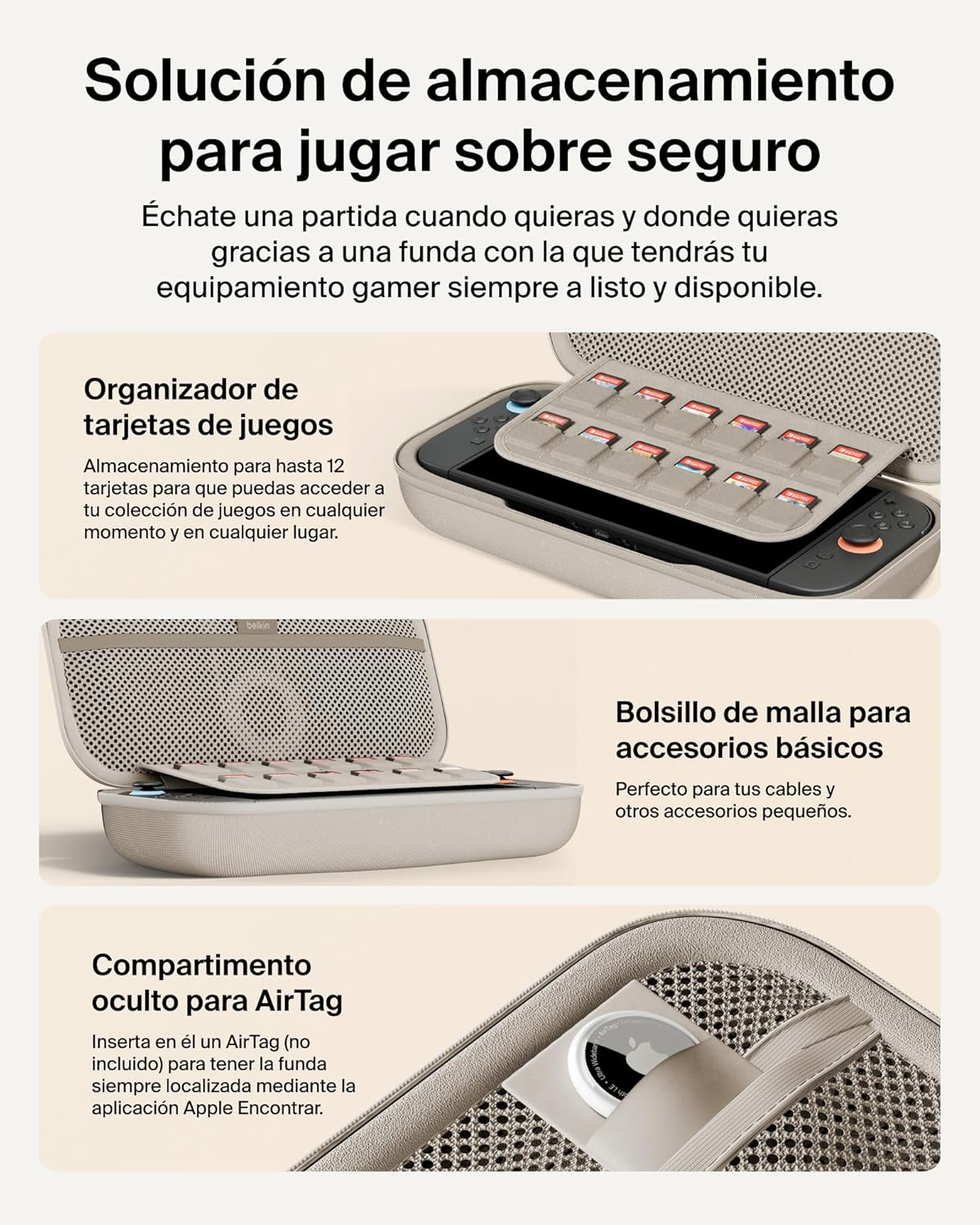 Thumbnail 4 de Belkin Gaming funda Switch 2 con batería 10000mAh