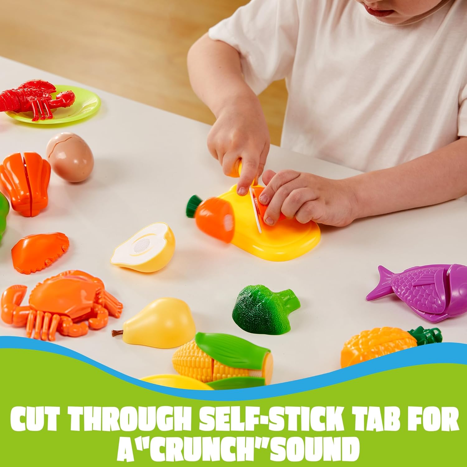 Detalle 2 de JOYIN Learning Toys Play Food Set for Toddlers 🎲