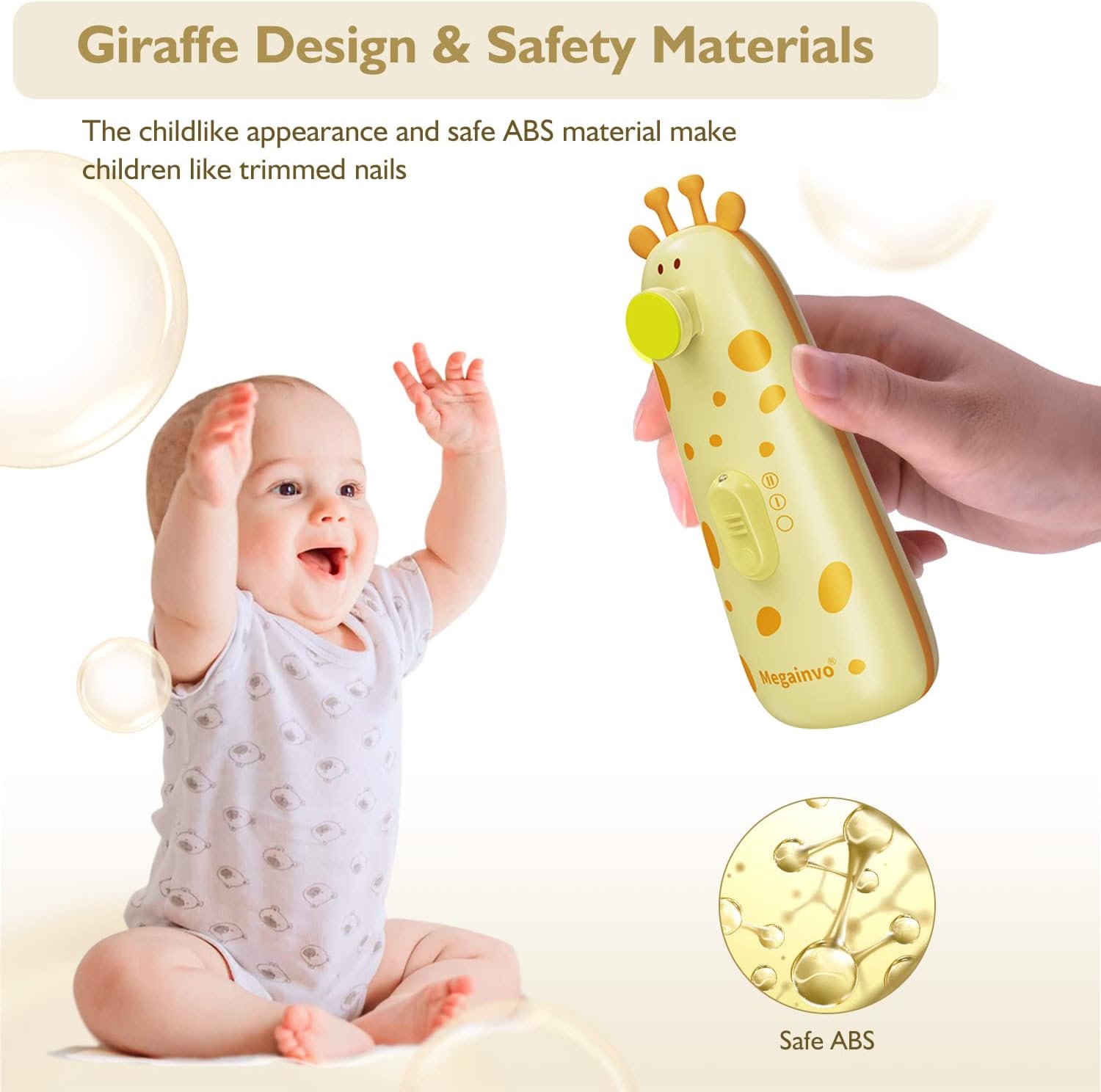 Thumbnail 4 de Megainvo 13-in-1 Baby Nail Trimmer Orange