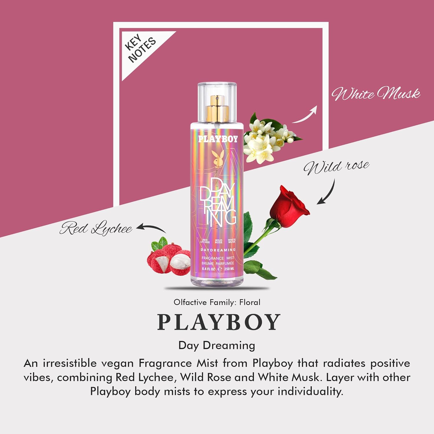 Thumbnail 3 de Playboy Daydreaming Fragrance Mist 250ml