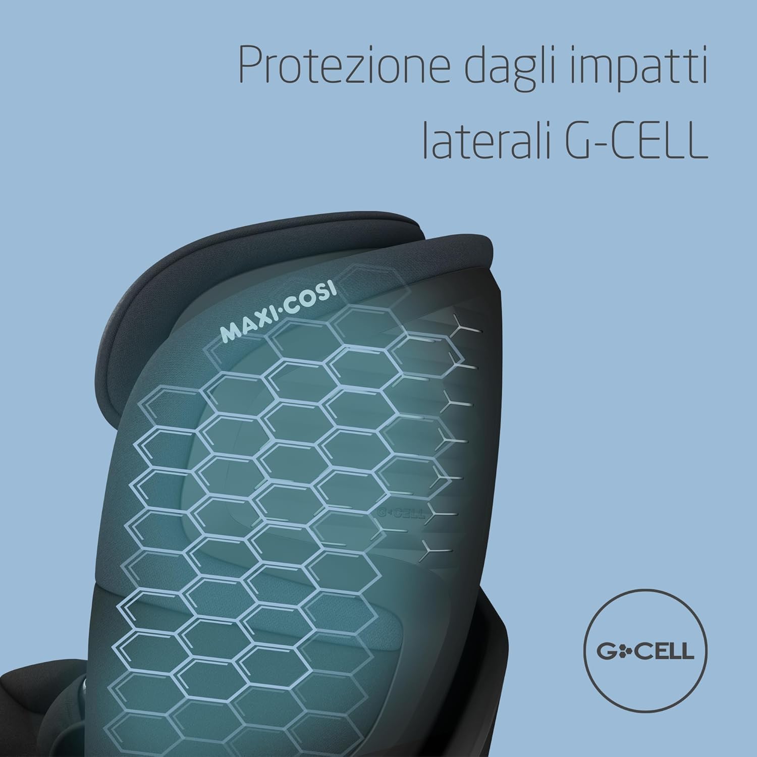 Detalle de Maxi-Cosi Emerald 360 S i-Size: seggiolino auto girevole 0-12 anni (40-150 cm) con protezione G-CELL