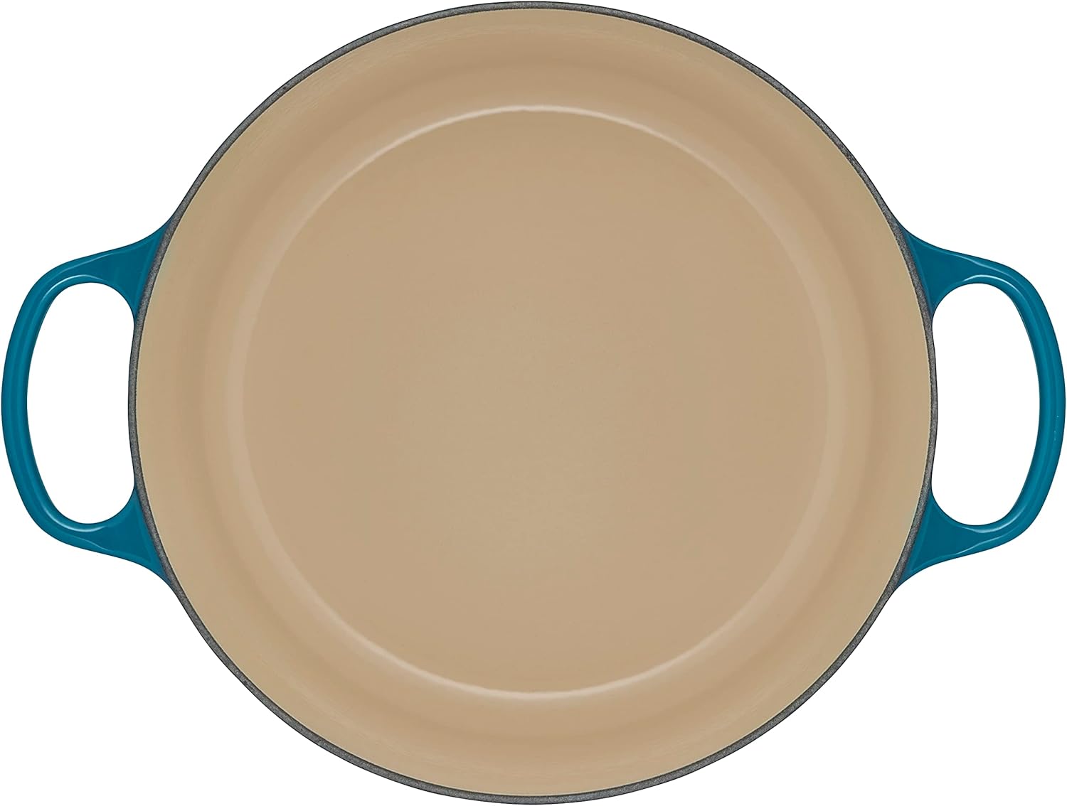 Thumbnail 2 de Le Creuset Signature Enamelled Cast Iron Round Casserole Dish with Lid, 28 cm (6.7 L) – Deep Teal