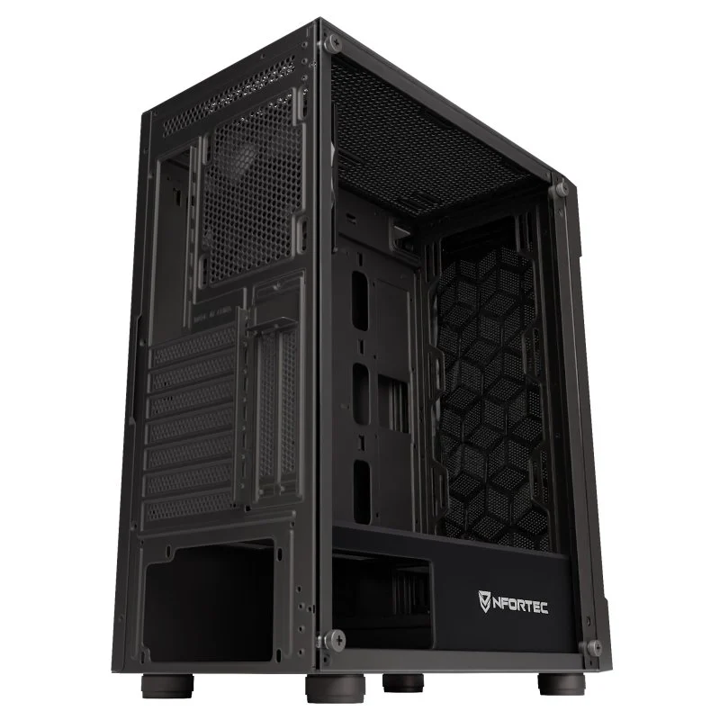 Thumbnail 3 de Nfortec Azir Torre ATX mallada con 4 ventiladores 🖥️