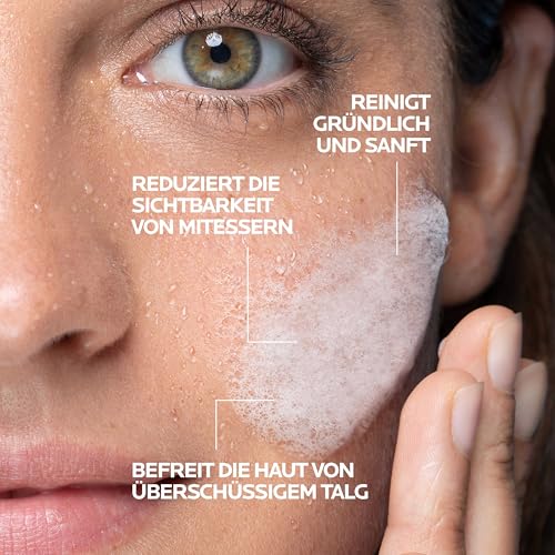 Detalle 2 de La Roche-Posay Effaclar Schäumendes Reinigungsgel – Sanfte Reinigung für zu Akne neigende, fettige Haut