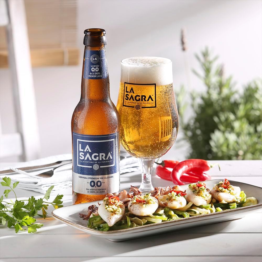 Thumbnail 4 de La Sagra 0,0 - Cerveza Lager Sin Alcohol - Caja de 24 🍻