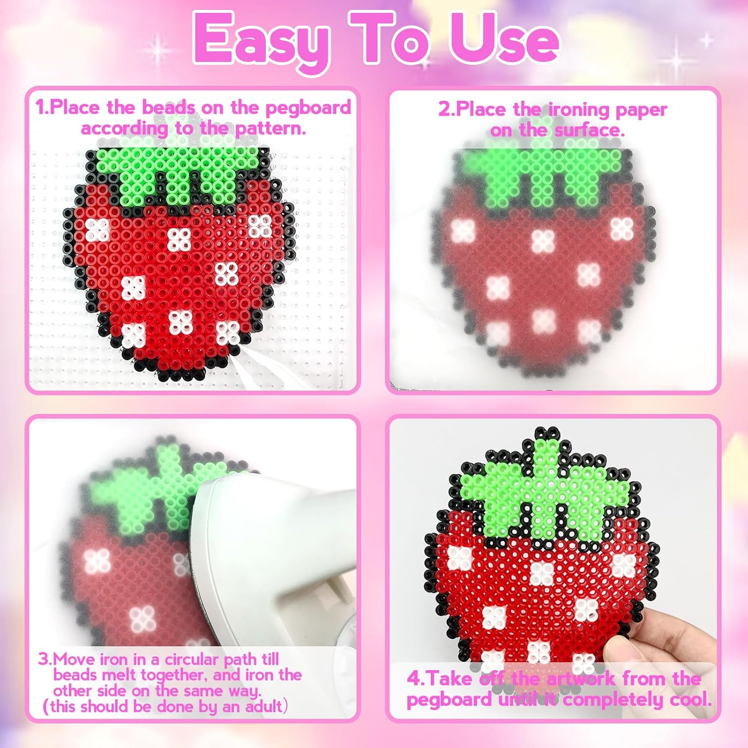 Thumbnail 3 de KIFHCMPR 11000 Stück Bügelperlen Set 5 mm 🎨