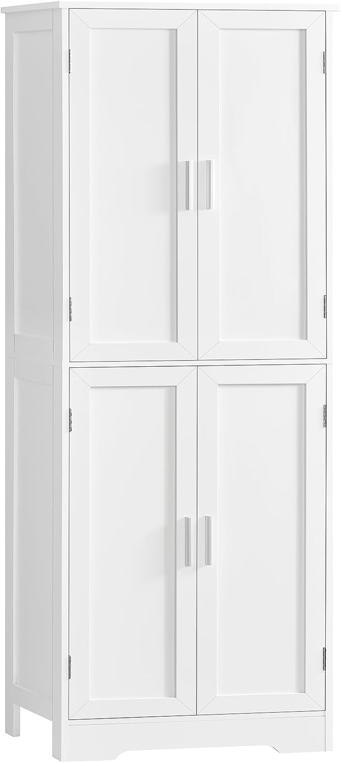 Detalle de TEENFON Pantry Cabinet, White