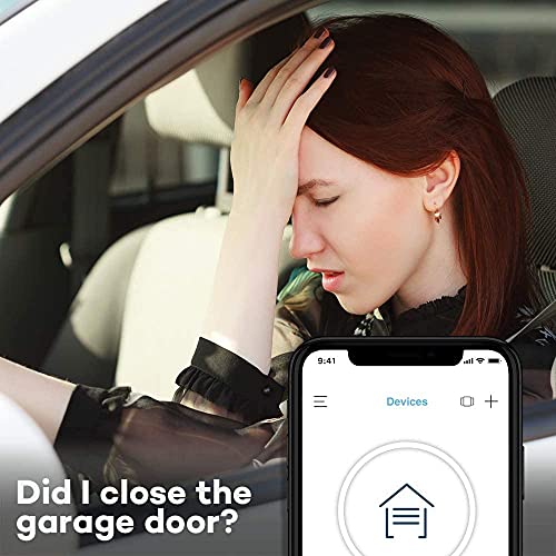 Detalle de CHAMBERLAIN Smart Garage Control: Wireless Hub with 4x Range, myQ App Access, and Bluetooth Setup