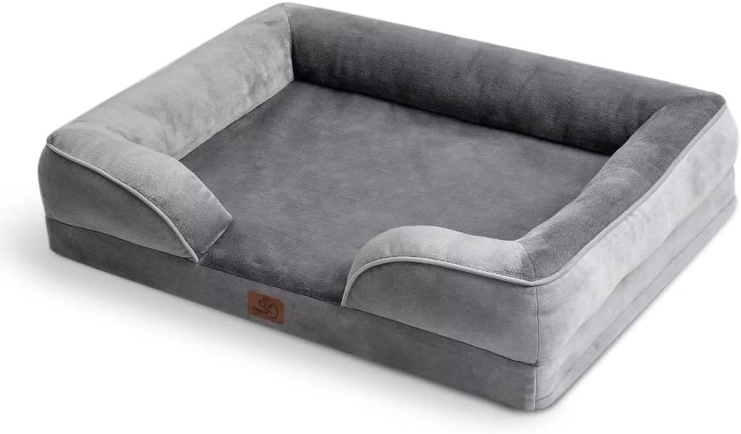 Thumbnail 8 de Bedsure Cama Perro Viscoelástica Extra Grande 🐶 Gris XL
