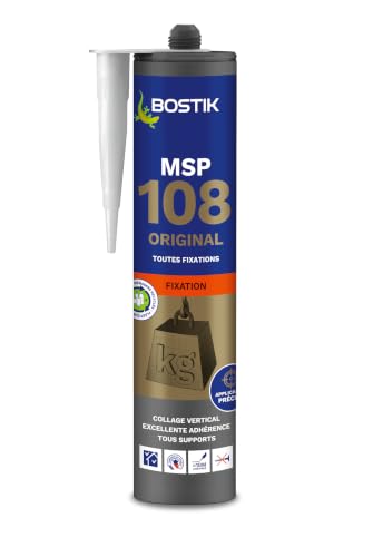Detalle de BOSTIK MSP 108 Original – Mastic de Fixation Hautes Performances, 290 ml