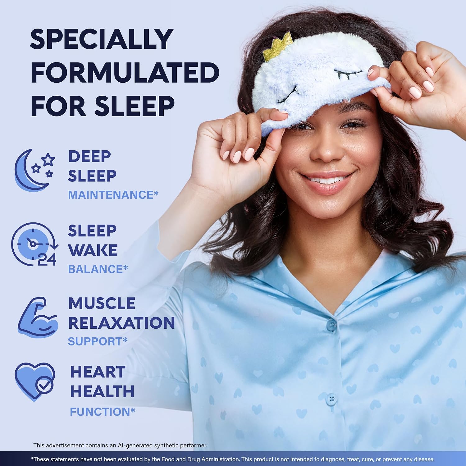 Detalle de NUTRAHARMONY NH-MGGLCFSCPS120 Magnesium Glycinate Sleep Supplement, 120 Capsules