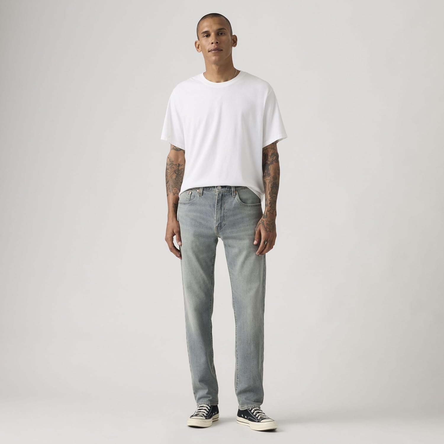 Detalle de Levi's 502 Taper, Jeans Uomo: comfort e stile casual per l’uso quotidiano