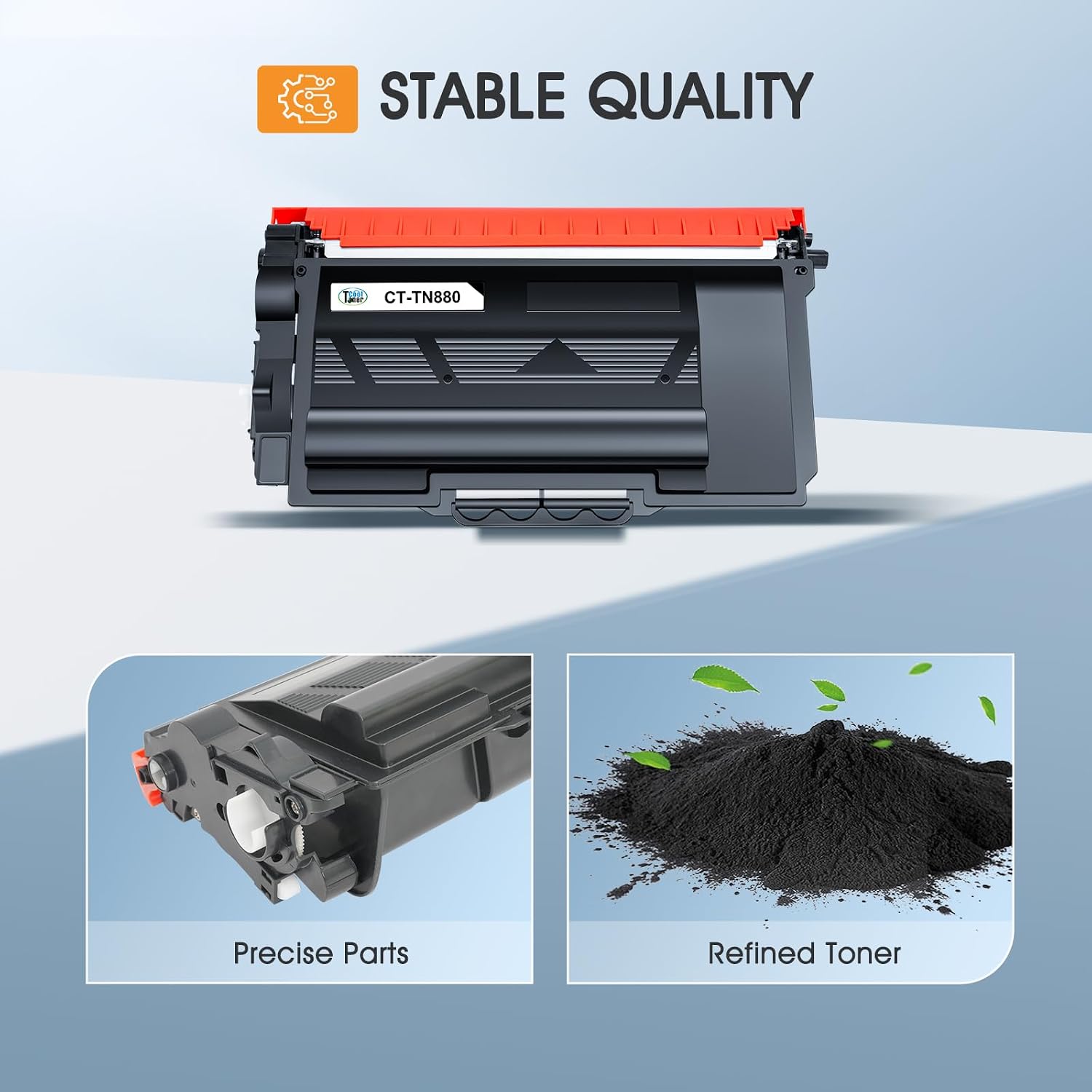 Detalle de TN880 Compatible Toner Cartridge 4-Pack