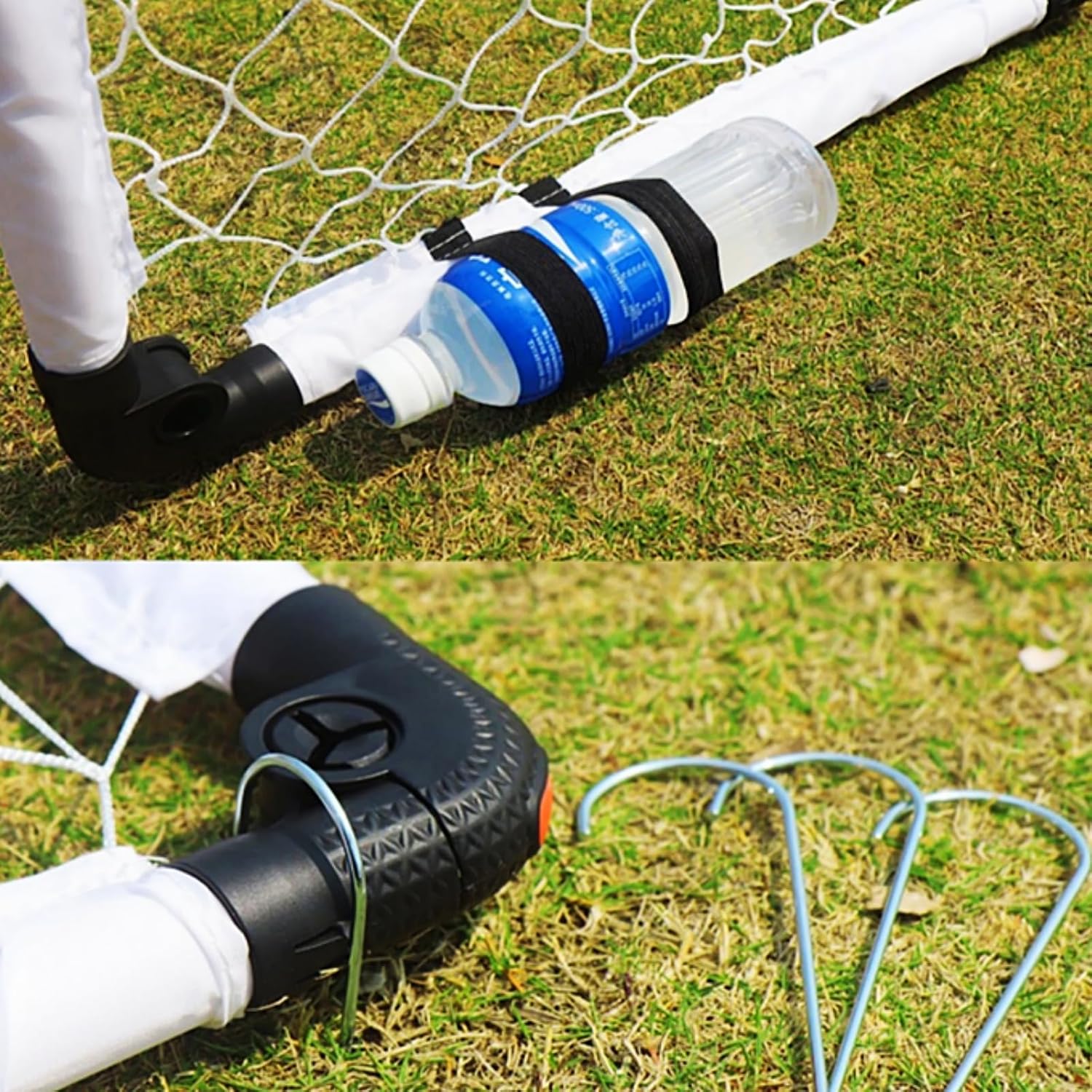 Detalle de KiBiGOAL Kids Portable Foldable Football Goal (Indoor & Outdoor Mini Goal)
