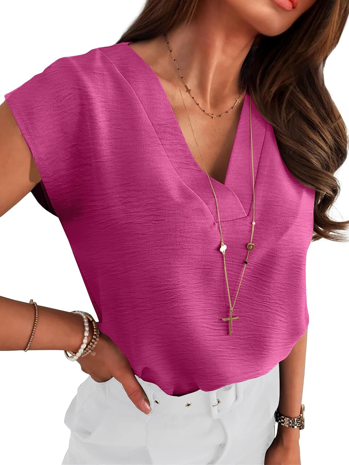 Detalle de ANRABESS Women's Blouse 100% Polyester