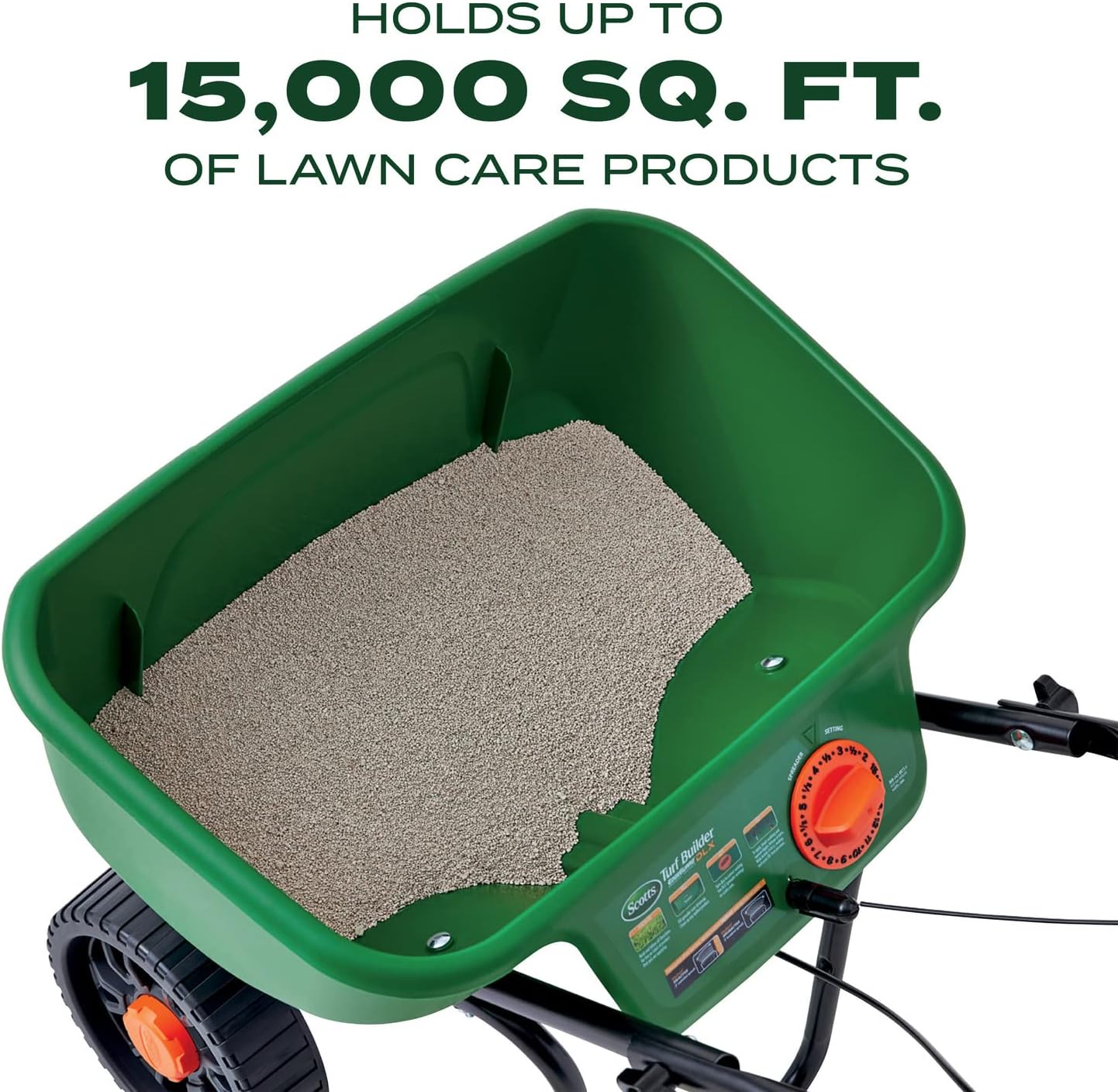 Thumbnail 4 de Scotts Turf Builder EdgeGuard DLX Broadcast Spreader 15,000 sq ft 🌱