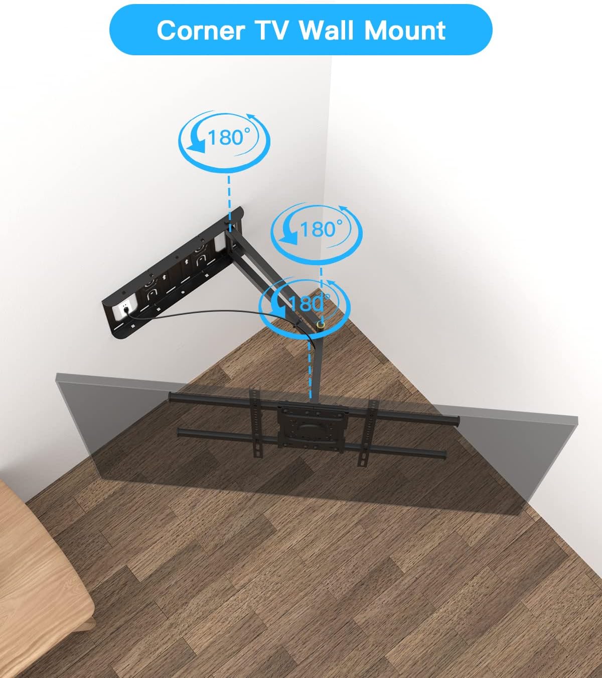 Thumbnail 5 de WHYFONE long reach TV wall bracket 650mm