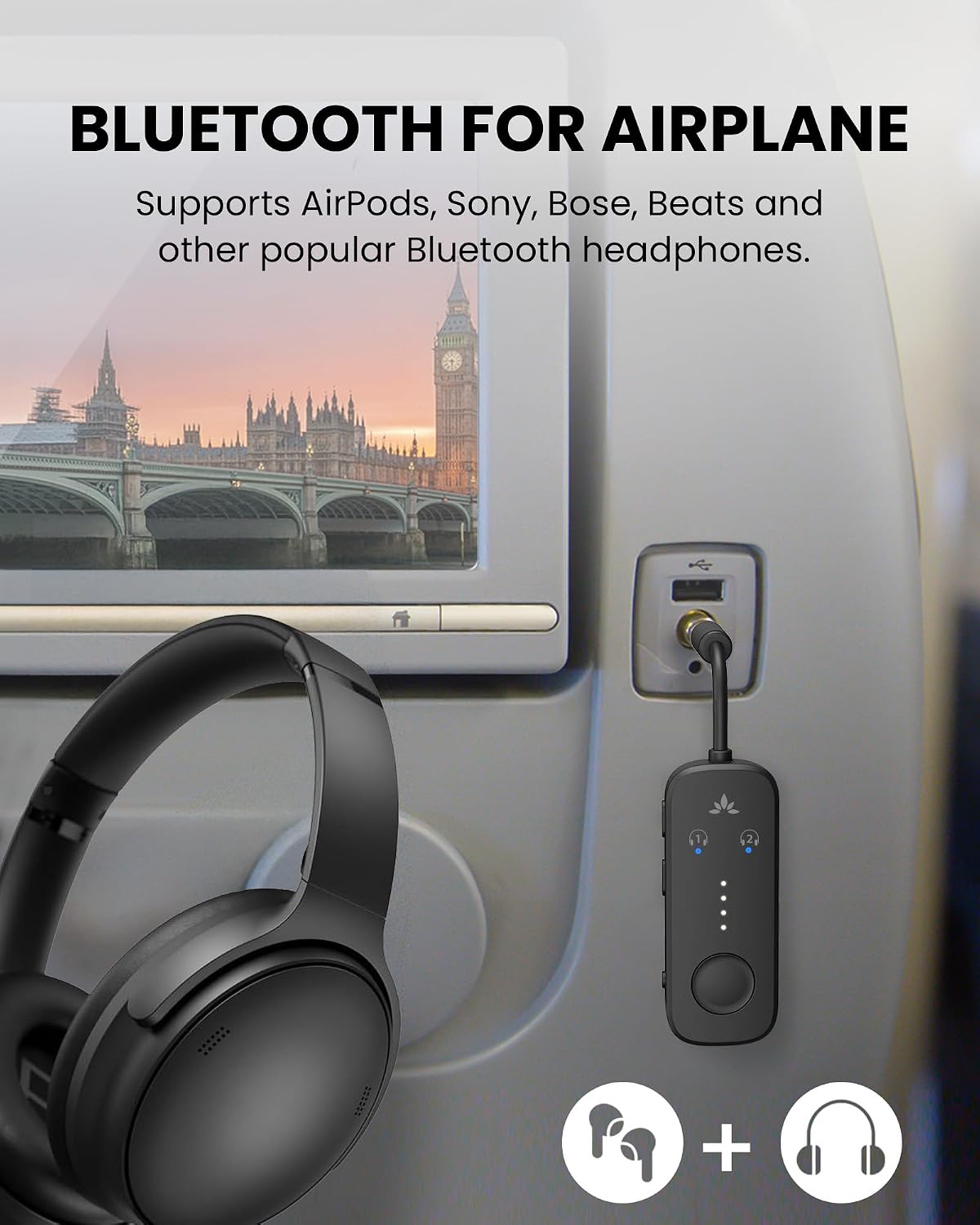 Detalle 1 de Avantree Relay Bluetooth adapter 25 hrs