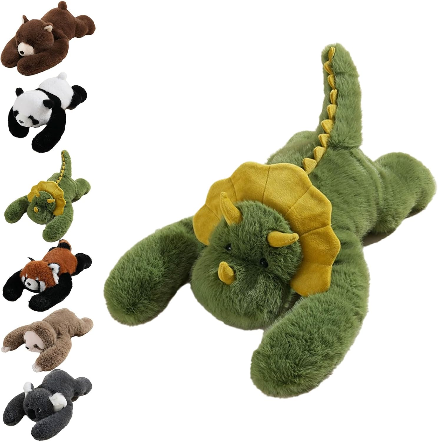 Detalle de BRTNUP Weighted Plush Animals: 30cm Dinosaur Hugging Pillow for Anxiety Relief and Sleep Support