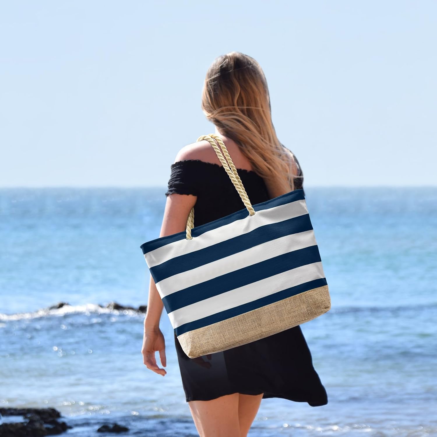 Thumbnail 1 de oscaurt Strandtasche XXL – Große Shopper-Tasche für Strand und Alltag