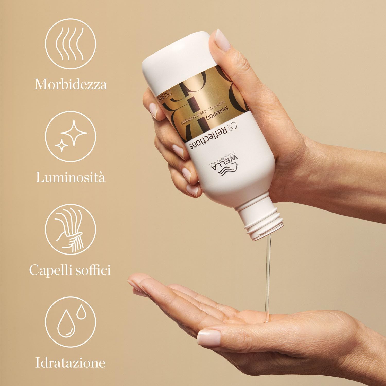 Thumbnail 6 de Wella Professionals Oil Reflections Luminous Reveal Shampoo: shampoo idratante per morbidezza e lucentezza