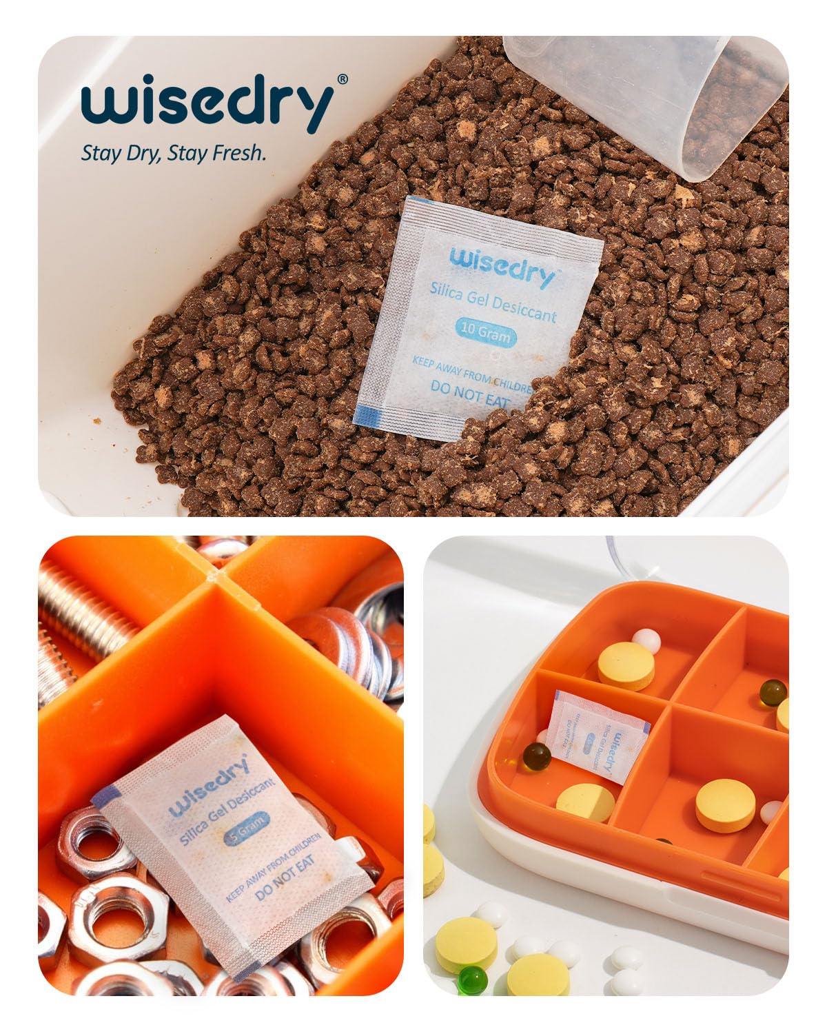 Detalle de Wisedry 5 gram silice gel con 60 confezioni