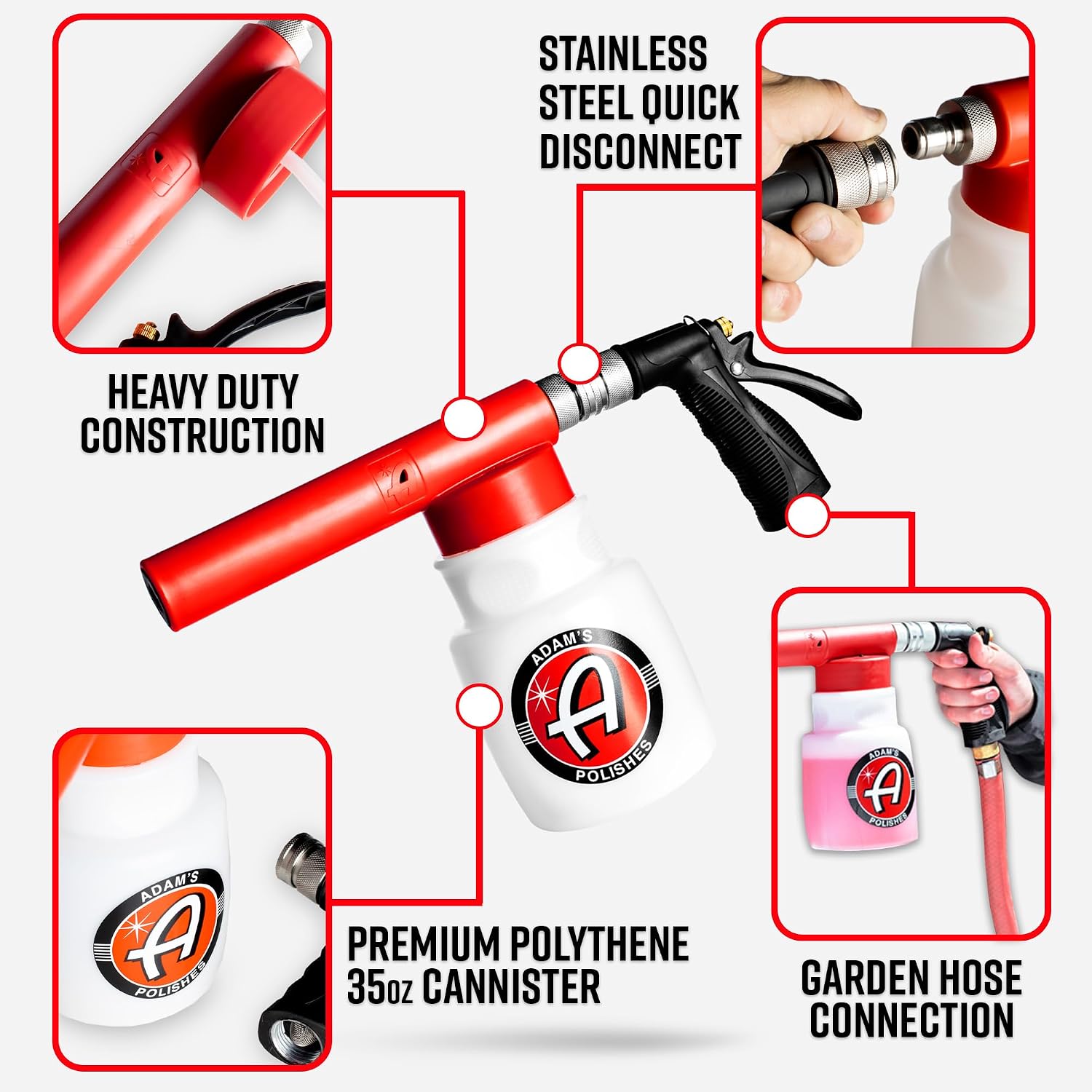 Detalle 2 de Adam's Polishes Foam Gun