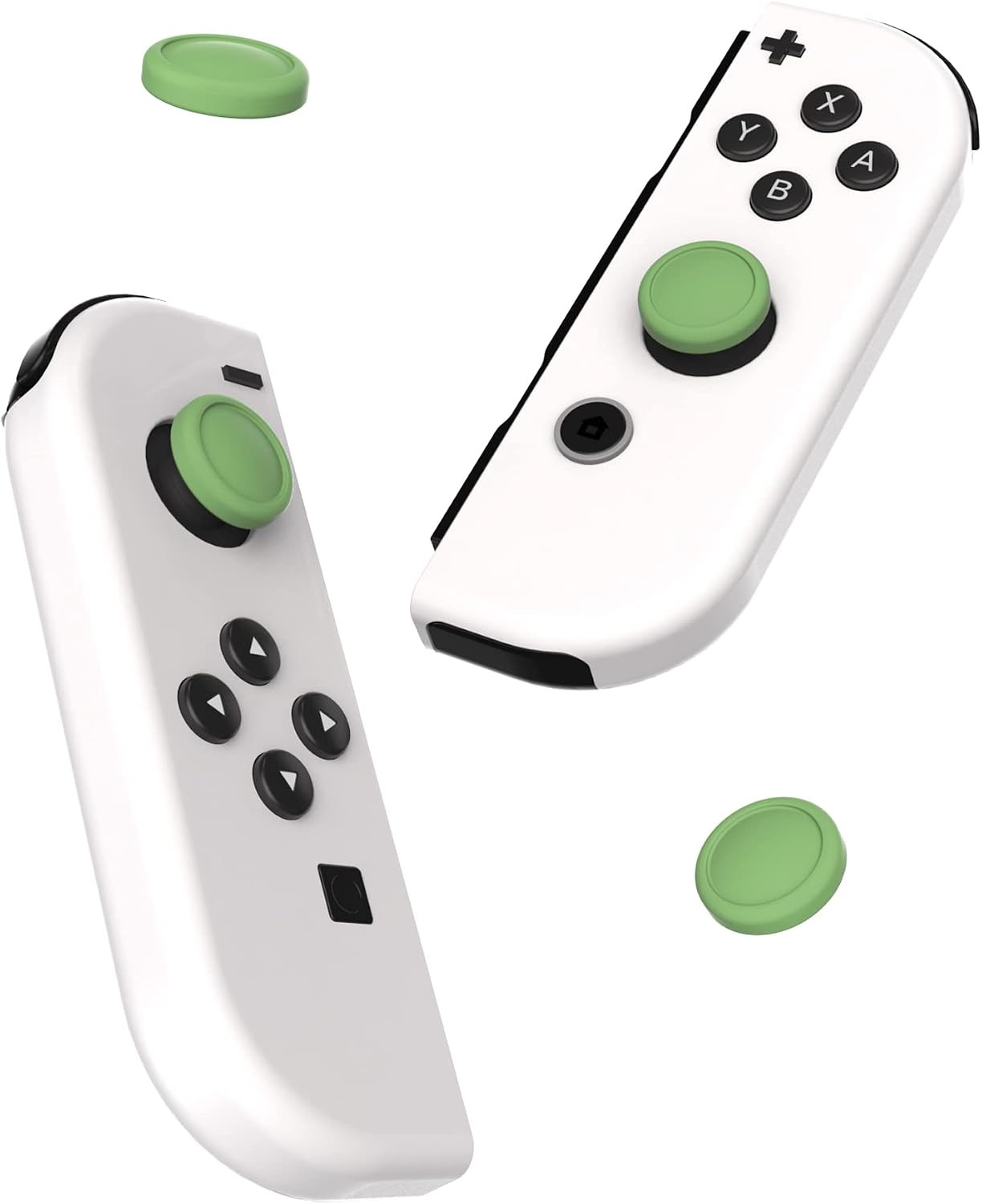 Thumbnail 5 de eXtremeRate PlayVital silicone thumb grip covers for Nintendo Switch Joy-Cons (Matcha Green)
