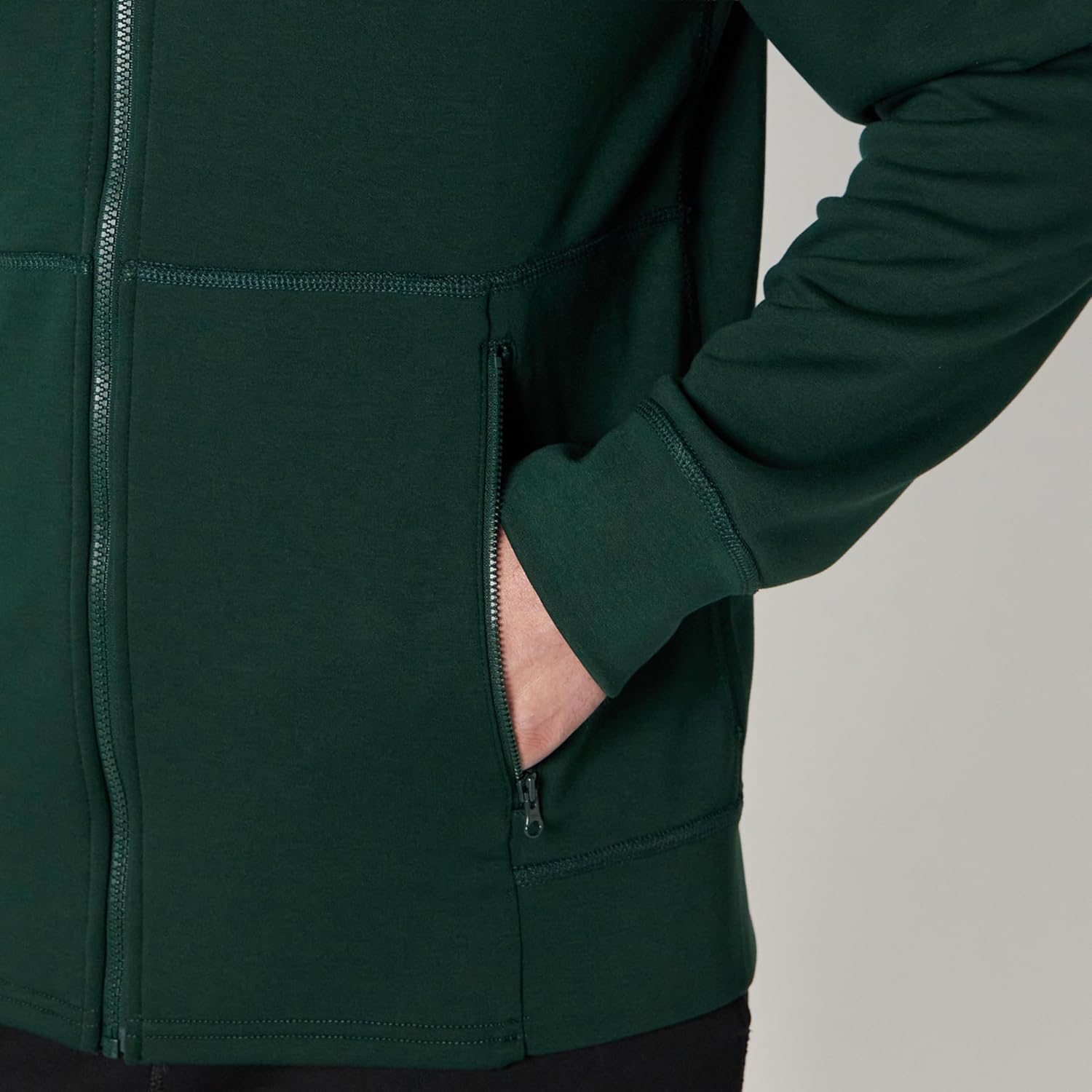 Thumbnail 3 de Amazon Essentials Active Men’s Full-Zip Hoodie Sweatshirt (Relaxed Fit)