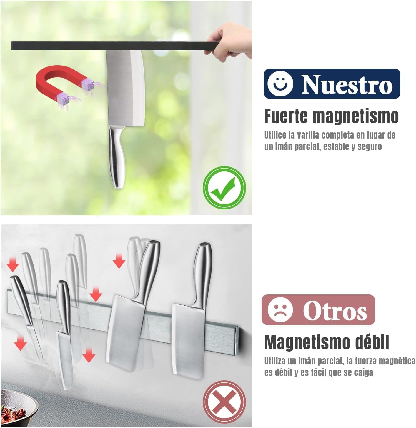 Thumbnail 2 de Barra magnética Dmore 40 cm para cuchillos