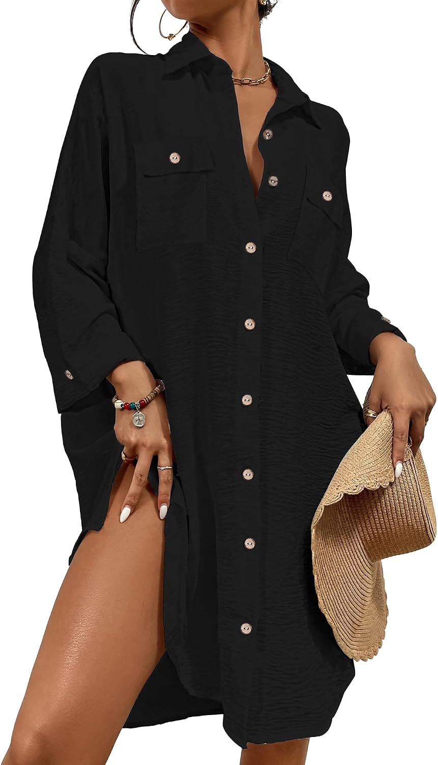 Detalle de Bsubseach Modern Cover Up Blouse S