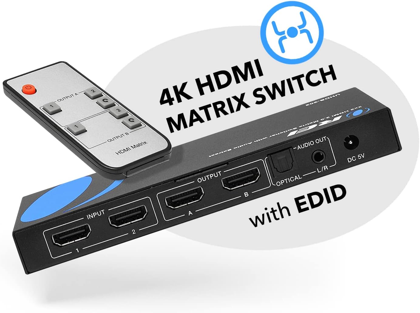 Thumbnail 1 de OREI 4K HDMI Matrix Switch 2x2 (UHDS-202) review