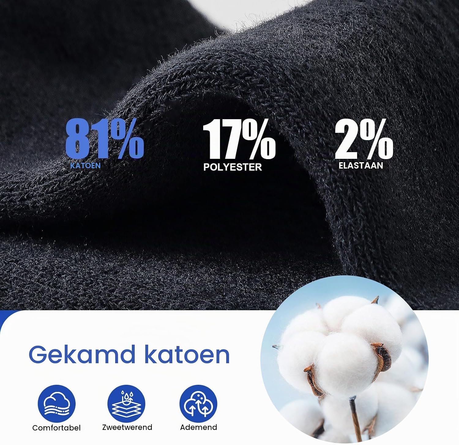 Detalle de SockWaddles katoenen sportsokken unisex, naadloos en ademend met demping