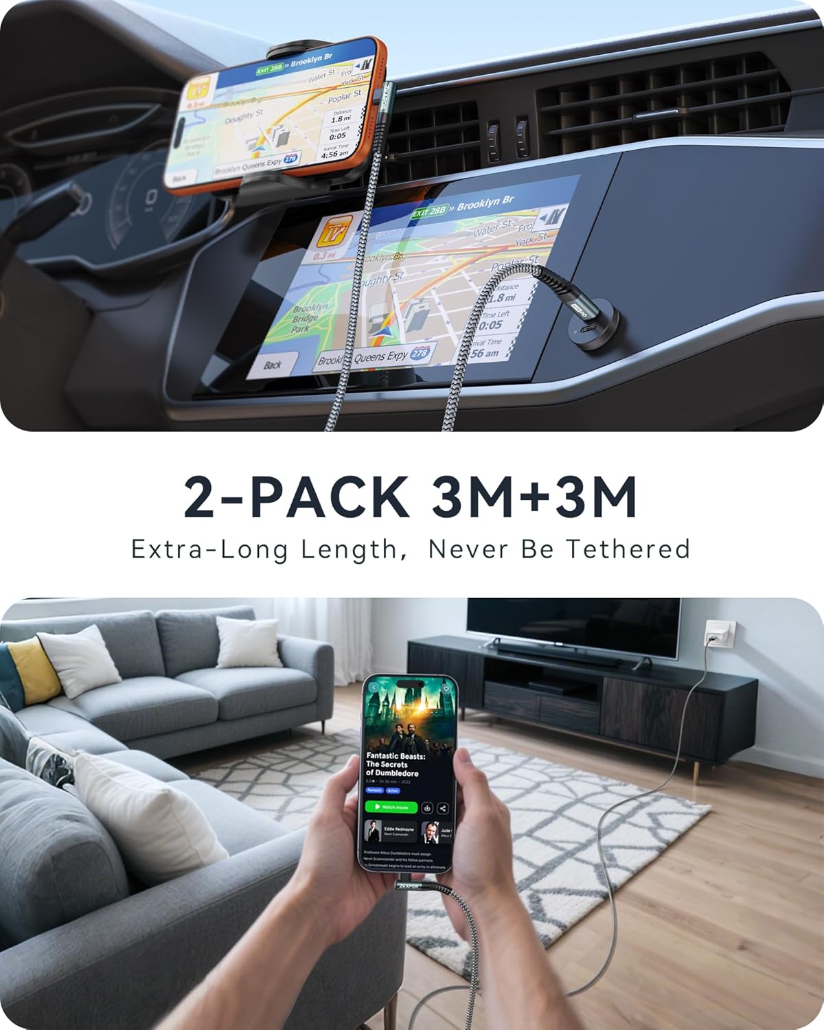 Thumbnail 6 de ZKAPOR USB C to USB C Cable 3m