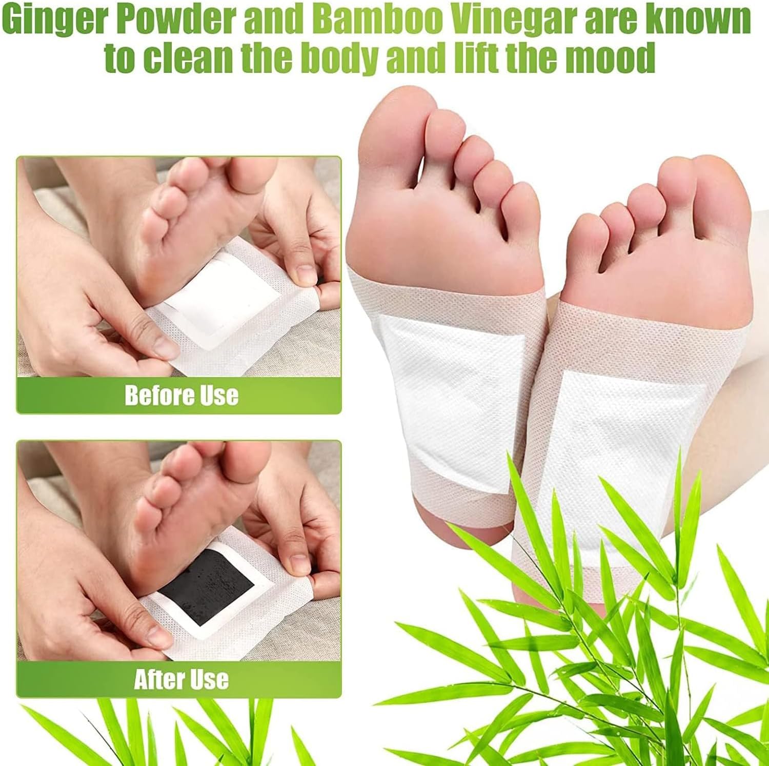 Thumbnail 6 de Foot Detox Patches, 40 Pcs – Natural Deep Cleansing Detox Foot Patches for Relieve Body Stress