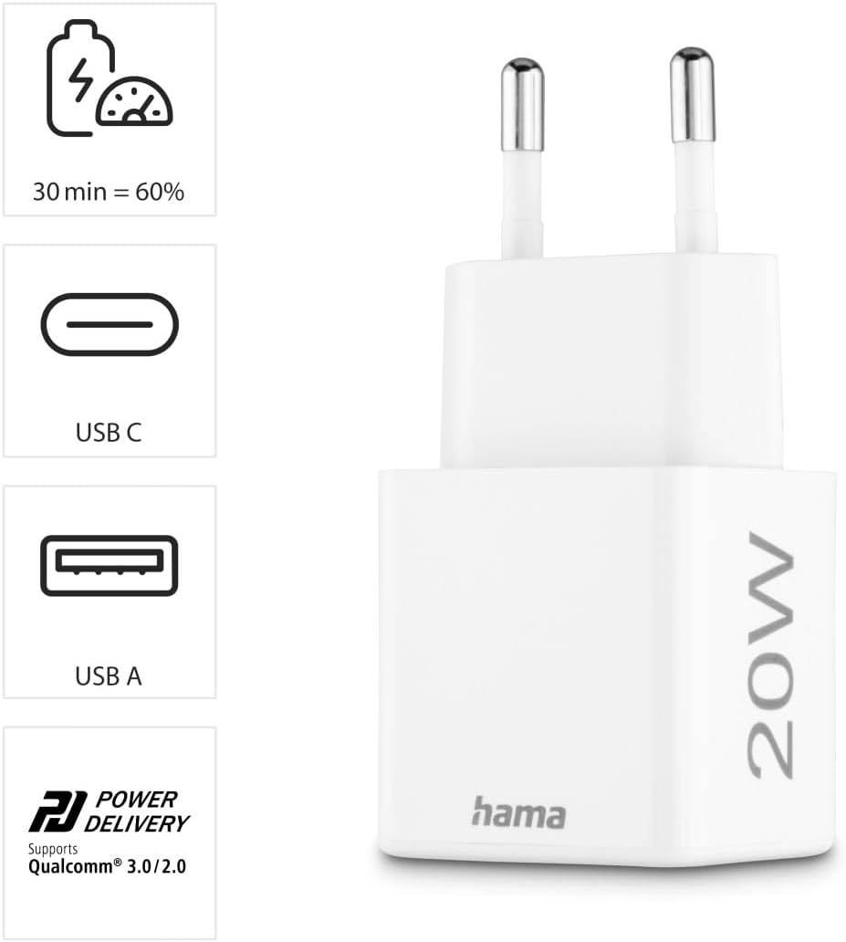 Thumbnail 3 de Hama 20W Chargeur USB C rapide pour iPhone