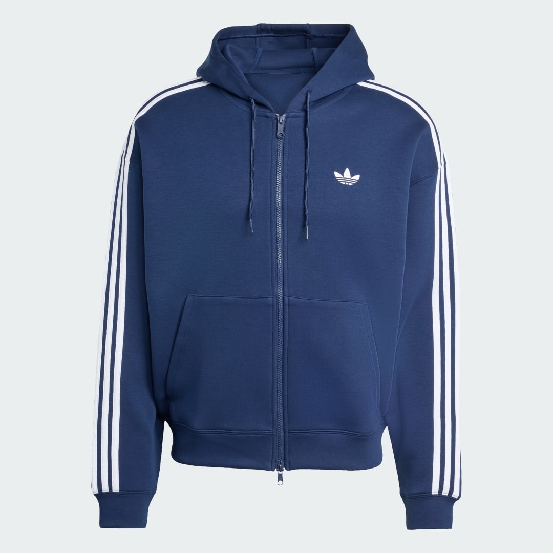 Thumbnail 3 de Chaqueta holgada Spacer con capucha Adidas Adicolor en azul